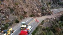 Así se ve el tramo de la ruta tras el desprendimiento&nbsp;