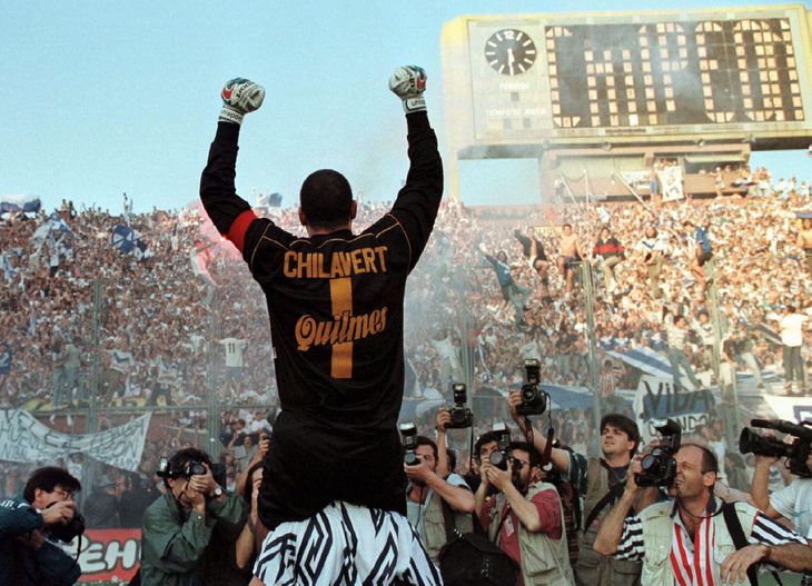 Vélez and River matched 1-1 when Chilavert was managed an unexpected shot that changed the result