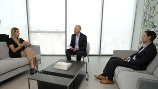 Nicolás Razzetti, del Banco Credicoop; y María José DelBoca, de BYMA, participaron del primer panel de Ámbito Debate sobre Finanzas& Inversiones. Nicolás Razzetti, del Banco Credicoop; y María José DelBoca, de BYMA, participaron del primer panel de Ámbito Debate sobre Finanzas& Inversiones.