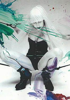 Lady Gaga en una osada producción de fotos (foto 1)