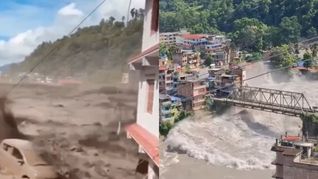 La inundación afectó principalmente al norte de Nepal, cerca de la frontera con China, en una región montañosa atravesada por numerosos ríos.