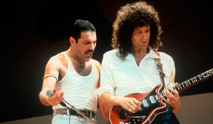 Freddie Mercury y Brian May