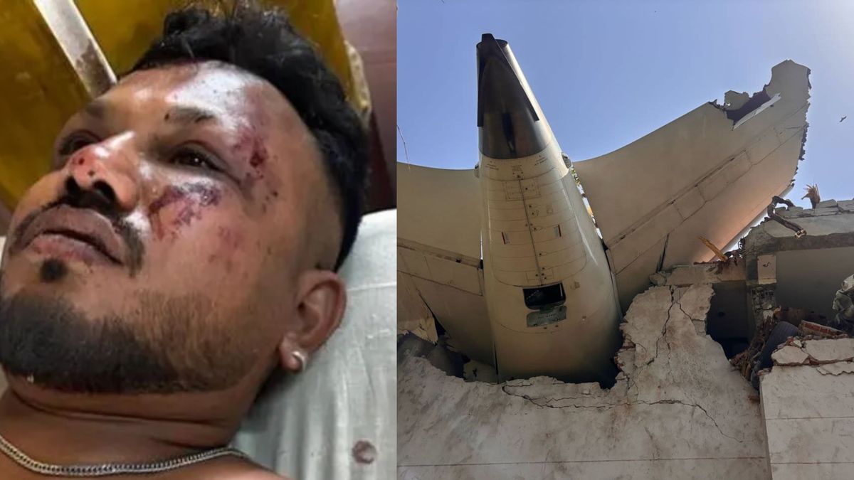 How the only survivor of the plane crash in India escaped
