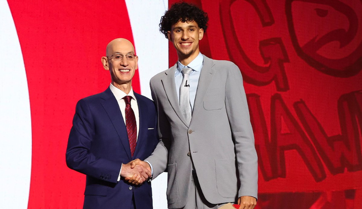 Zaccharie Risacher, número 1 del Draft 2024 de la NBA Zaccharie Risacher, número 1 del Draft 2024 de la NBA