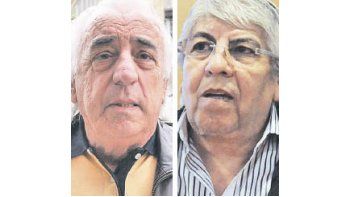 Roberto Fernández y Hugo Moyano