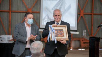 Quintela y Taiana firmaron acuerdos de colaboración en Chamical.