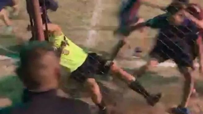 Arbitro agredido.&nbsp;