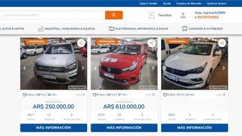 NarvaezBid, página web de la subasta.