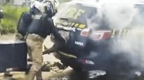 registro. Las fuerzas introdujeron a Genivaldo de Jesús Santos en el baúl de la patrulla y le arrojaron gas pimienta en cantidad.