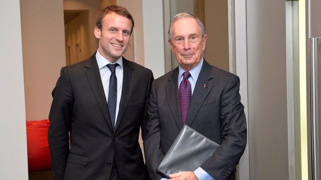 Michael Bloomberg y macron.jpg
