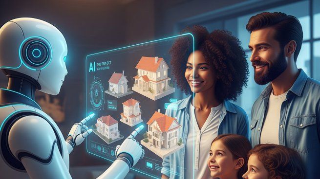 La casa para una familia tipo que eligió la IA.