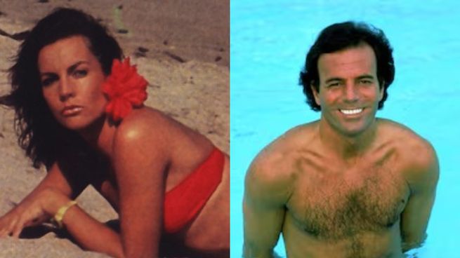 Mónica Gonzaga y Julio Iglesias durante los años de su relación, un vínculo que se inició en Venezuela y se extendió con idas y vueltas a lo largo del tiempo.