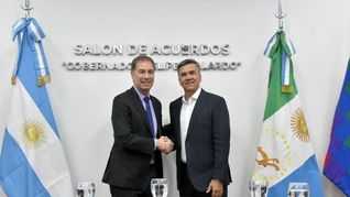 Diego Santilli y Leandro Zdero, juntos en Chaco. Diego Santilli y Leandro Zdero, juntos en Chaco.