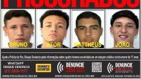 Los acusados de violar a una jopven en Brasil.