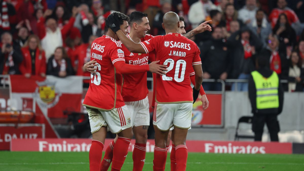 Ángel Di María, goal and assist for Benfica to continue in the fight in the Portuguese League