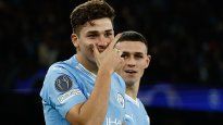Millonario. Julián Álvarez ya palpita el Superclásico desde Inglaterra.&nbsp;