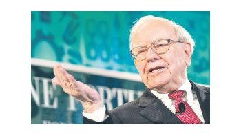 Buffet tiene ahora sólo u$s 65.500 M