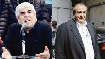Hugo Moyano y&nbsp;Héctor Daer.