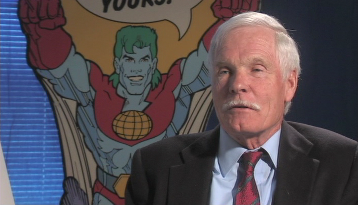 "Capitán Planeta y los planetarios", una de las creaciones de Ted Turner. "Capitán Planeta y los planetarios", una de las creaciones de Ted Turner.
