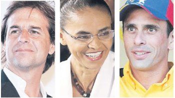ámbito.com | Luis Lacalle Pou, Marina Silva y Henrique Capriles