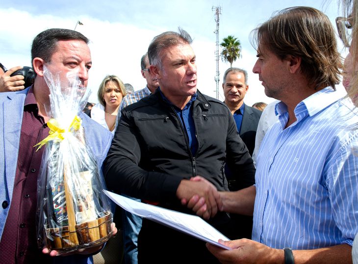 Lacalle Pou highlighted the binational nature of Aceguá.