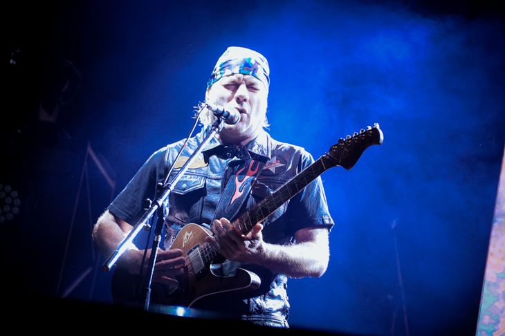 La banda brindó un show solidario en La Plata. La banda brindó un show solidario en La Plata.