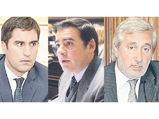 Manuel Mosca, Ramiro Gutiérrez y Julio Conte Grand