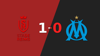 con autogol de chancel mbemba, stade de reims vencio a olympique de marsella 1 a 0