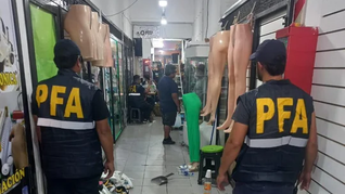 El procedimiento se desarrolló en una feria clandestina de Villa Celina, en el oeste del Conurbano bonaerense.