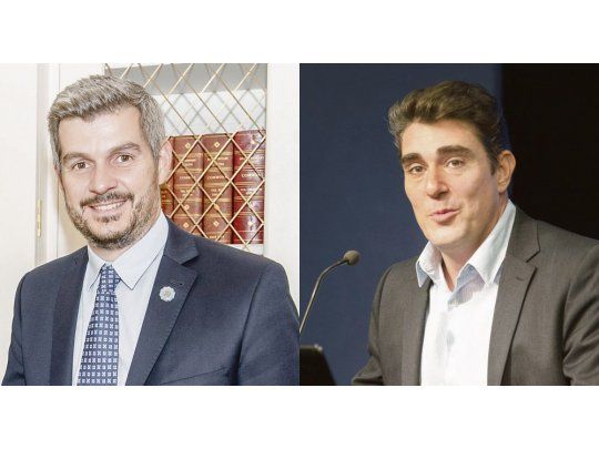 Marcos Peña y Javier Iguacel.
