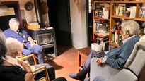 José Mujica recibió al humorista argentino Luis Landriscina.
