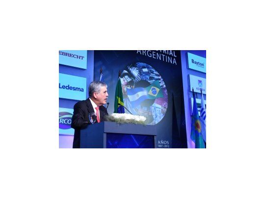 Julio de Vido en la conferencia de la UIA.