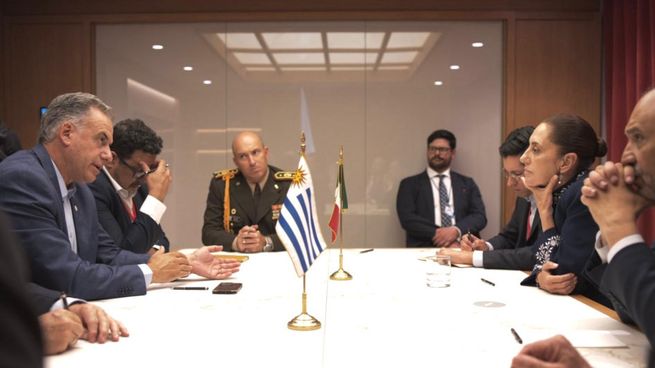 El presidente Yamandú Orsi se reunió con su par de México, Claudia Sheinbaum.