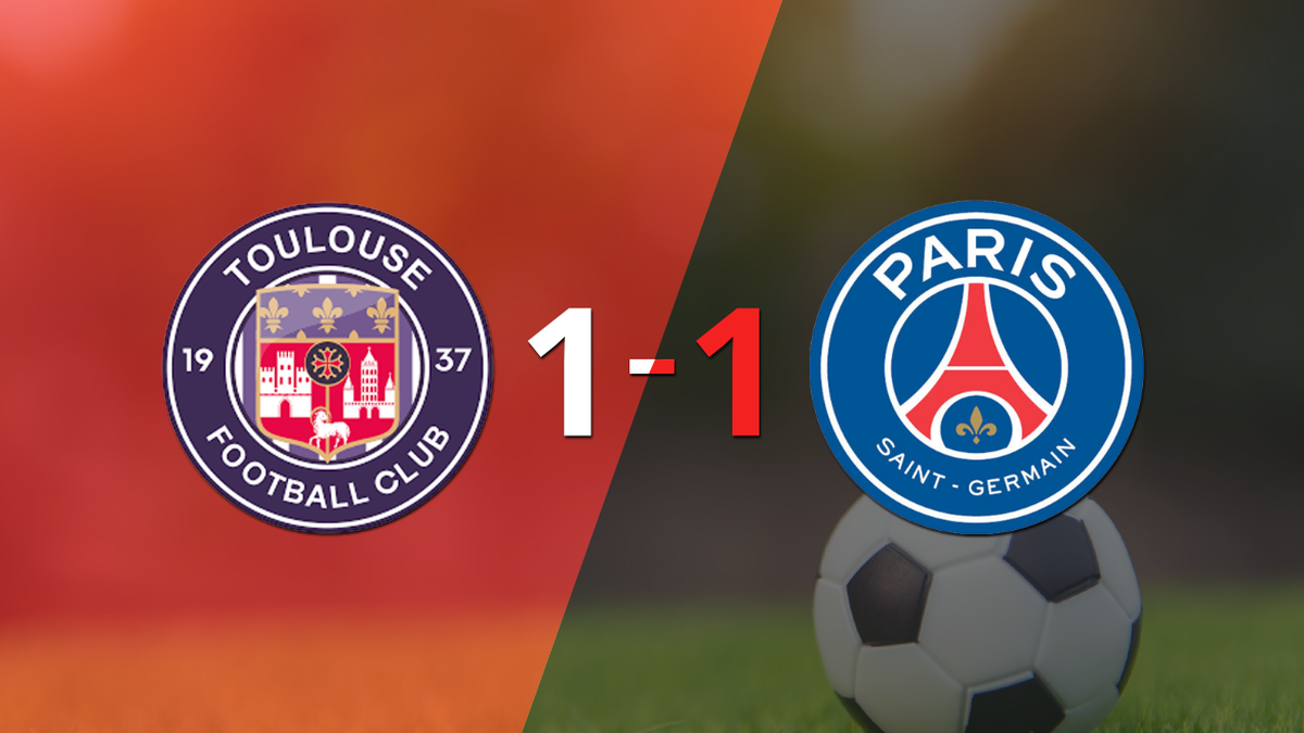 Draw to one between Toulouse and PSG