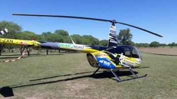 Ni el coronavirus lo frenó. Un hombre violó la cuarentena con su helicóptero y fue detenido.