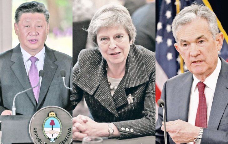 ámbito.com | XI JINPING, THERESA MAY Y JEROME POWELL.jpg
