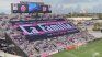 The leader of the Inter Miami fans anticipated that there will be a large flag to receive Lionel Messi. The leader of the Inter Miami fans anticipated that there will be a large flag to receive Lionel Messi.