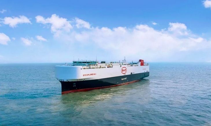 El temido barco del gigante chino BYD, que navega mares para colonizar mercados. El temido barco del gigante chino BYD, que navega mares para colonizar mercados.
