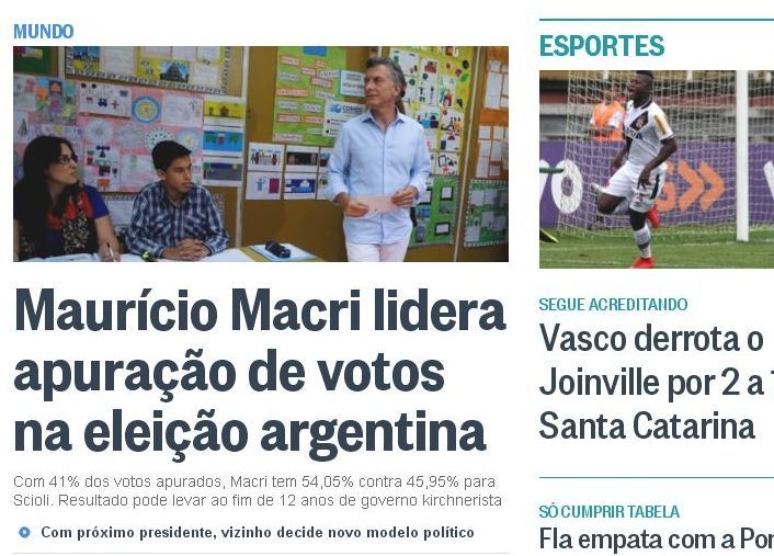 O´Globo. Brasil.
