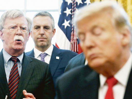 Durante todo 2019, el presidente Donald Trump dio muestras de sus desacuerdos con John Bolton, hasta echarlo en septiembre.
