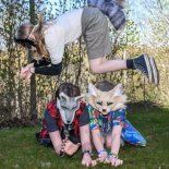 Los Therian se comportan como animales. Se los suele reconocer por el uso de máscaras, colas o caminar en cuatro patas. Los más frecuentes suelen ser lobos, zorros, perros y felinos, aunque también hay quienes se reconocen en aves o reptiles. Los Therian se comportan como animales. Se los suele reconocer por el uso de máscaras, colas o caminar en cuatro patas. Los más frecuentes suelen ser lobos, zorros, perros y felinos, aunque también hay quienes se reconocen en aves o reptiles.