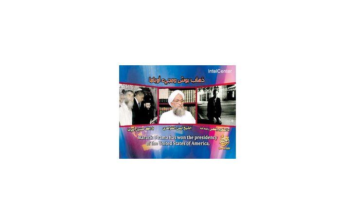 Ayman al-Zawahiri, manoderecha de Osama binLaden, difundió ayer enInternet la declaración deguerra de Al-Qaeda al futurogobierno demócrata. Laimagen adjunta, de BarackObama rezando ante elMuro de los Lamentos, fueusada para calificarlo de«traidor al islam».