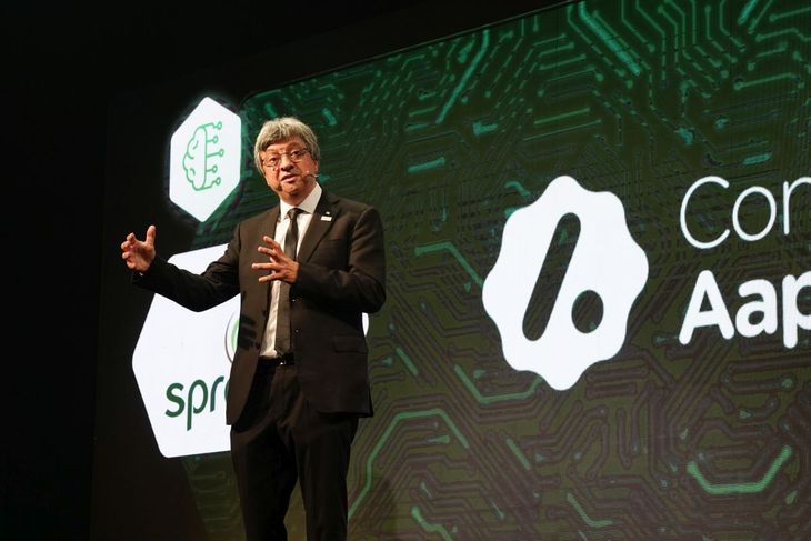 El presidente de Aapresid, Marcelo Torres, durante la inauguración del congreso.