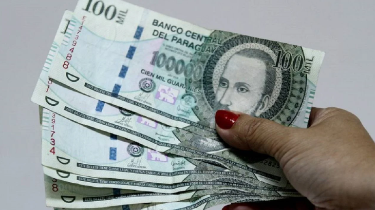 The guaraní rises more than 4% against the dollar The guaraní rises more than 4% against the dollar