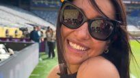 María Becerra fue vista en el estadio donde se disputará el duelo por la Copa del Mundo 2026.