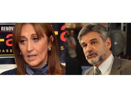 Mirta Tundis y Daniel Filmus.