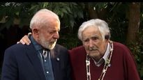 Lula da Silva y José Mujica en su encuentro en diciembre.