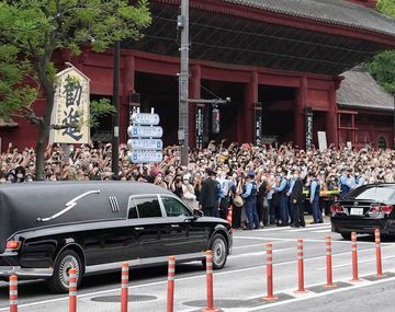 Miles de personas despidieron al exprimer ministro de Japón Shinzo Abe.