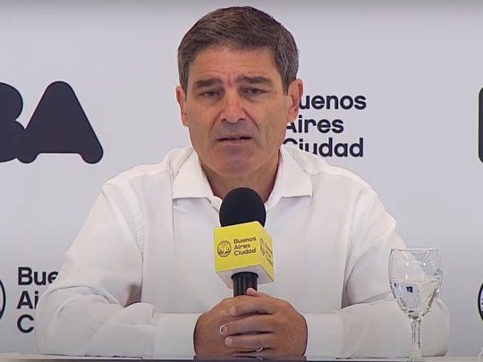 Fernán Quirós, ministro de Salud porteño.