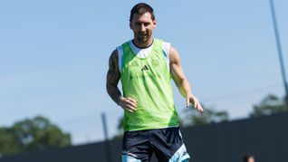 La Selección argentina se entrenó en Nueva York donde disputará la final del Mundial el próximo domingo.